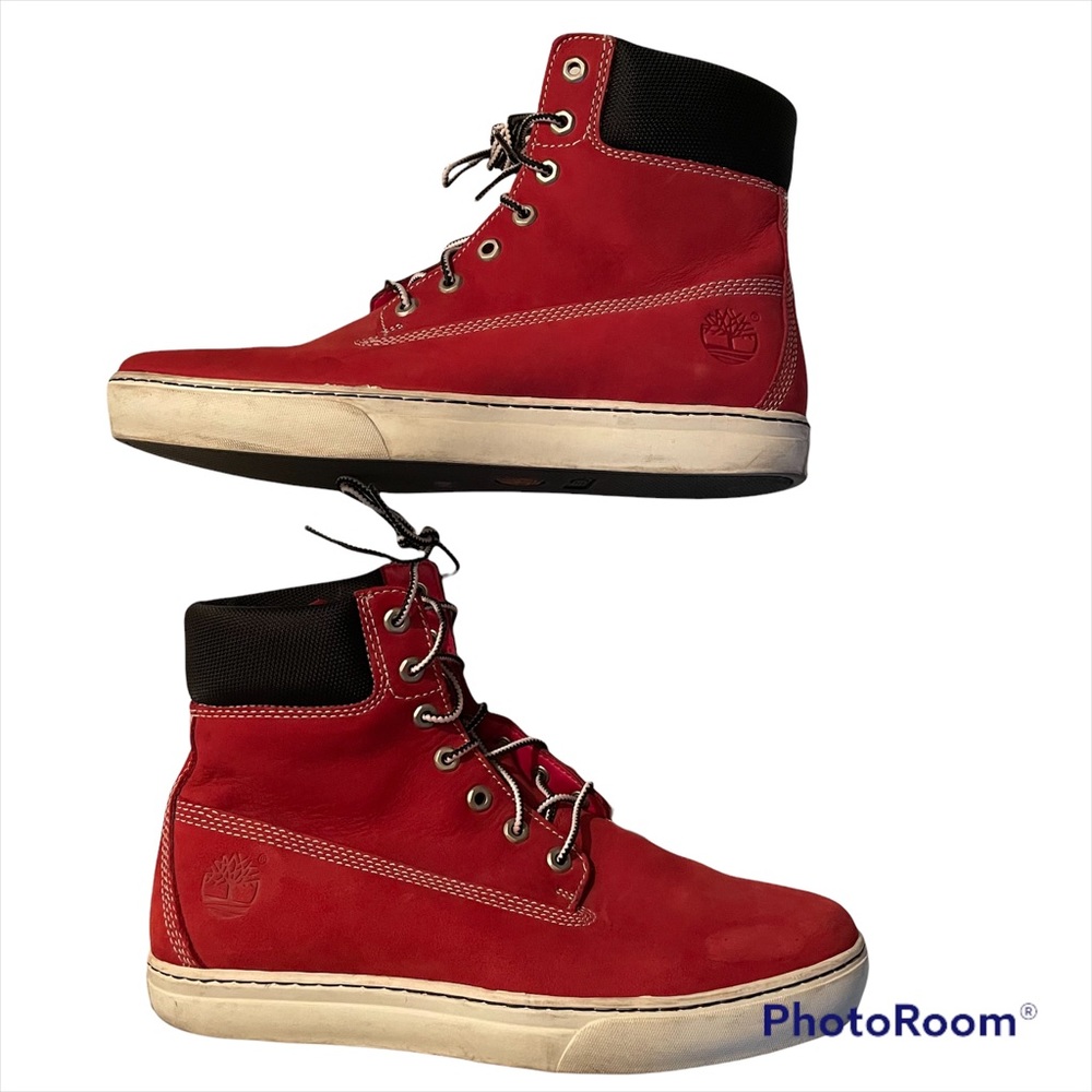 Red Timberland Earthkeepers Boot - Picture 3 of 10